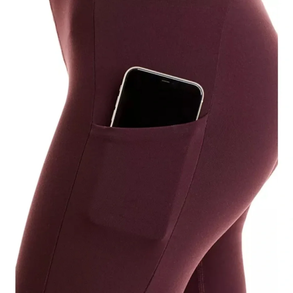 Alo yoga purple checkpoint drawstring legging with tie size XXS